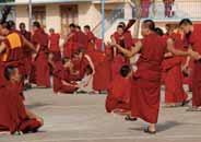The fund offers a small monthly stipend to the 136 most senior teachers of Sera, Ganden, Drepung, Gyume, Gyuto, Tashi Lhunpo and Rato monasteries, who transmit the Dharma to hundreds of monks while