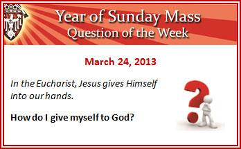 Page 8 March 24, 2013 Join us and experience the Living Stations of the Cross Good Friday at 3 p.m.