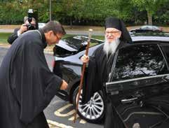 Arrival of His Eminence Archbishop Demetrios