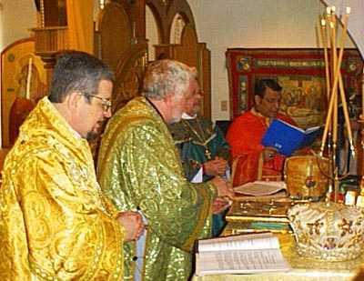 Con-celebration of the Hierarchical Divine Liturgy by His Beatitude