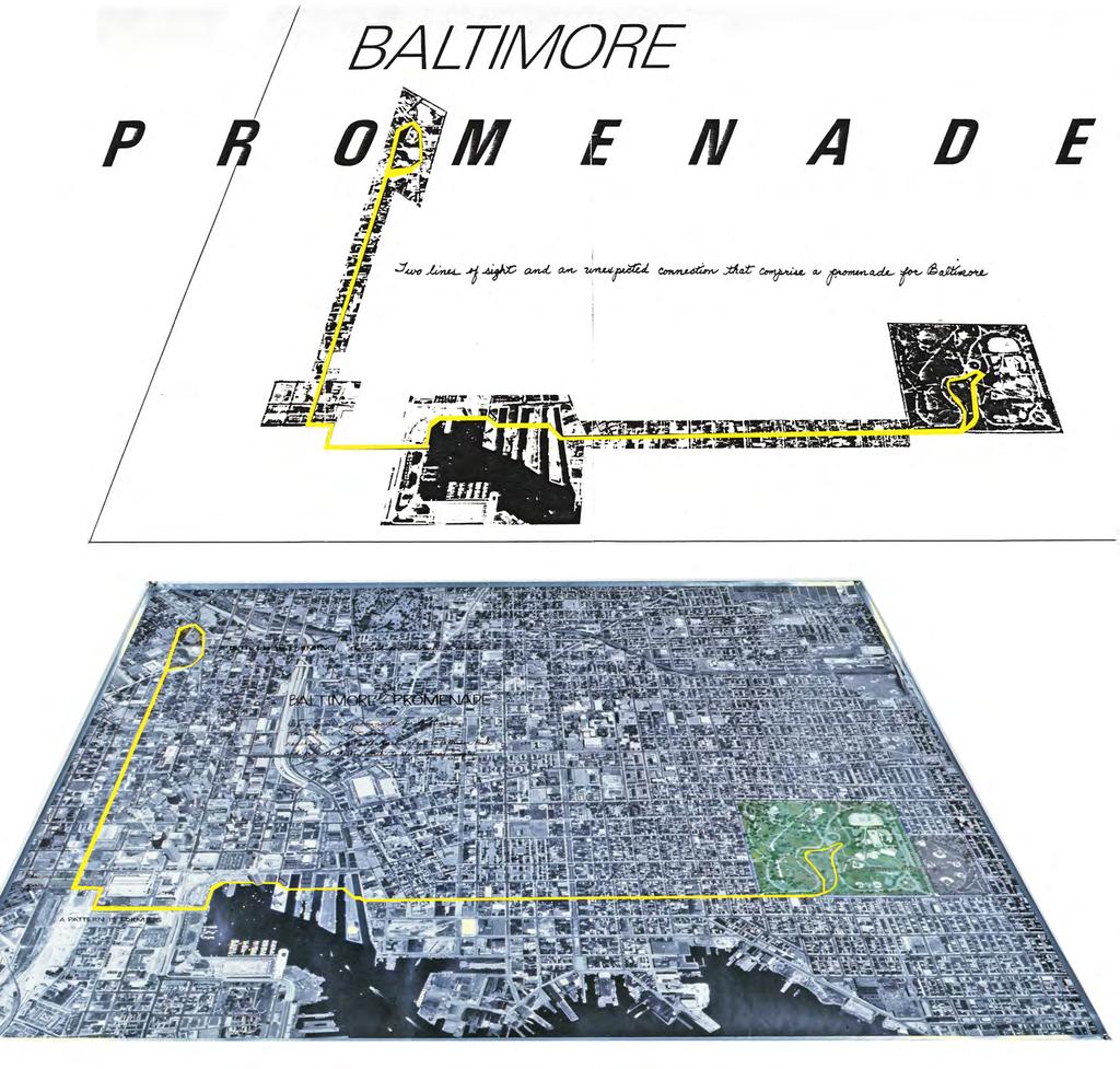 Baltimore Promenade, 1981 Baltimore Promenade, 1997 Left: