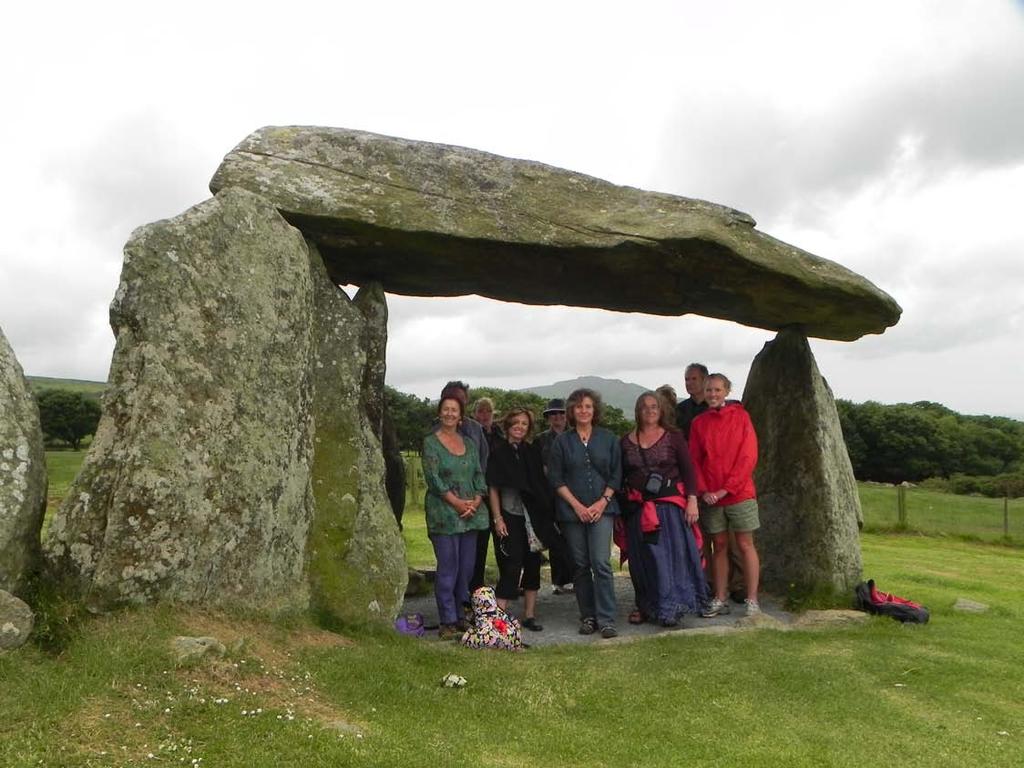Then, on to another amazing site Pentre Ifan, the most famous cromlech or dolman in Wales.