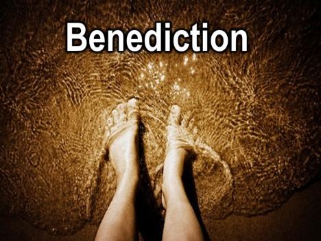 Benediction: We have been given the Ark of God, the Word of God, the Power of God, the Authority of God to go into our world to bring redemption every day, every hour, we ve got it to give His love
