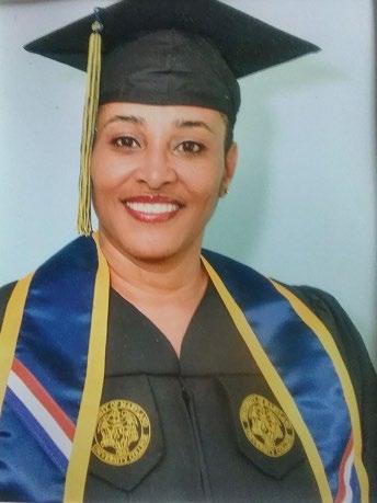 Warrant Officer Annette Johnson of the Army National Guard, daughter of Ed and Evelyn Johnson, graduated with a BS degree in legal services from the University of Maryland College.