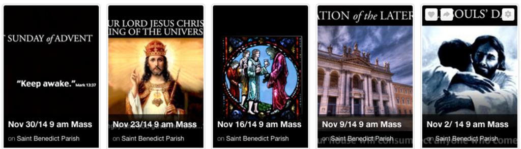 ca/watch/ - click on: If you tune in at 9am (Atlantic) you can participate while Mass is live. Or watch Mass from the week before, or past homilies.