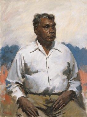 Albert Namatjra 1968 Lloyd Rees Artist: John Longstaff Artist: