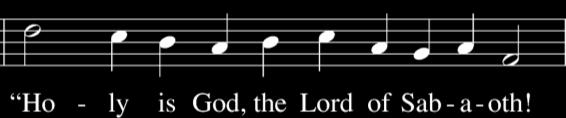 HYMN: Isaiah, Mighty Seer in Days of Old Solo: Isaiah, mighty seer in days of old, The Lord of all in spirit did behold High on a lofty throne, in splendor bright, With robes that filled the temple