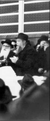 mercy, in our time, with visible and revealed goodness. Meir The Rebbe had the aliya for Maftir, and he cried at the words and Chana had no children.