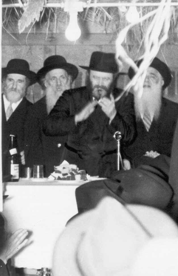 SUKKOS REVELATIONS IN THE SUKKA Prior to his nesius, the Rebbe was instructed by the Rebbe Rayatz to farbreng during Sukkos.
