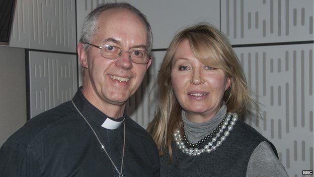 On gay marriage, he told presenter Kirsty Young: "When I listen to people I know that I'm listening to people for whom not just the issue of sexuality but the whole way in which the Church lives and