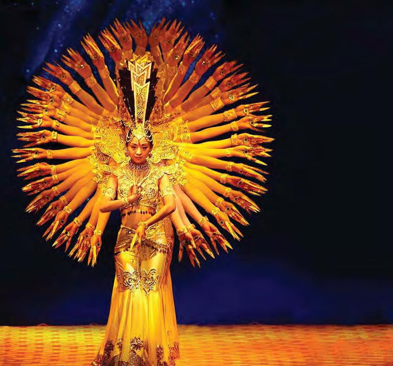 The Buddhist dancers have taken their movements to an exciting new level, through the Buddhist Goddess Guanyin. There is a story behind each dance.