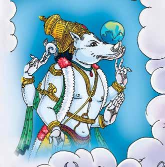 One day, while he was ploughing his field a thought struck him, When Bhagwan appeared in his Varah avatar, how did he look?