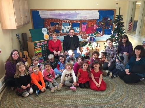 A Hello from Millbrook Community Preschool Father Matt joined the children