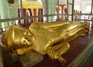 reclining Buddha Statue on the