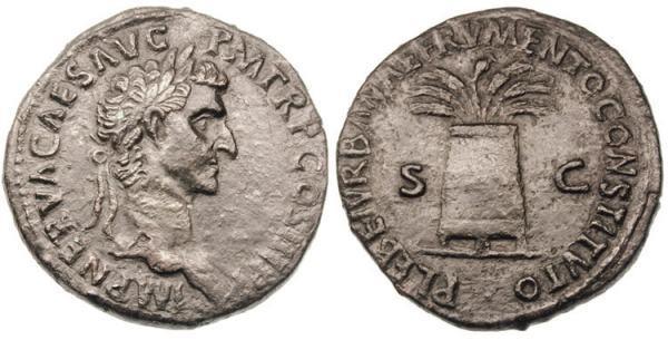 Policies revealed by Coinage PLEBEI VRBANAE FRVMENTO CONSTITVTO grain was allotted to the urban plebs a) A congiarium