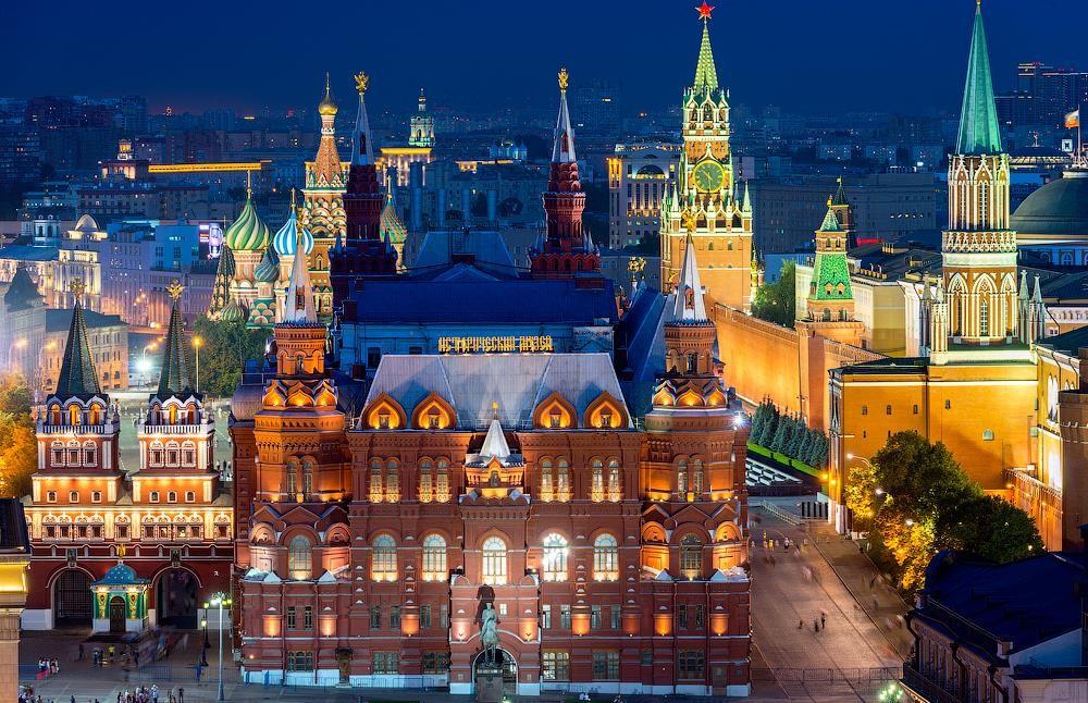 DAY 23, February 24: Arrival to Moscow Bus city tour (including iconic landmarks: Boulevard Ring Novodevichy Monastery, Stalin Skyscrapers, Sparrow Hills) Visit Kremlin (all the highlights including