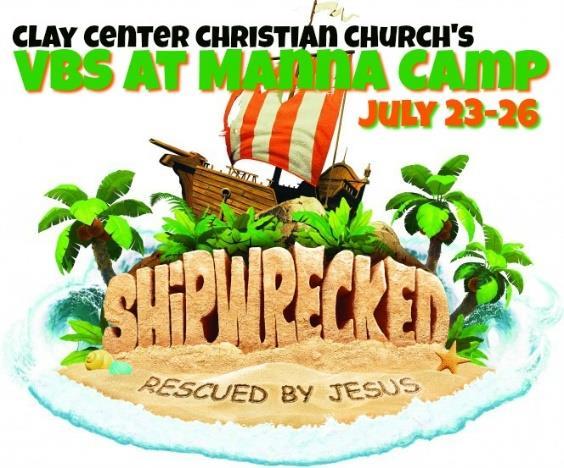 Our all-day VBS at Manna Camp is July 23-26 -- registration forms will be available soon -- contact the church