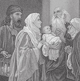 THE PRESENTATION IN THE TEMPLE A MODEL FOR OUR LIVES: Luke s Gospel for this Feast of the gives us part of the only story in the Gospels from the boyhood of Christ His presentation in the Temple