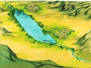 How Lot made his choice 10 Lot took a long look at the fertile plains of the Jordan Valley in the direction of Zoar.