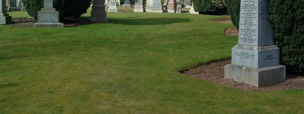 Linlithgow Cemetery is situated between Mains Road