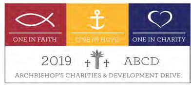 You can obtain a pledge envelope from the parish office or you can make a gift online at www.isupportabcd.org. Thank you and God bless you! Archdiocese of Miami Development Corpora on 1.