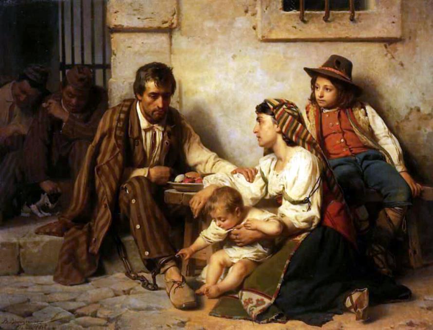 Appointment of a Prisoner with his Family -- V.