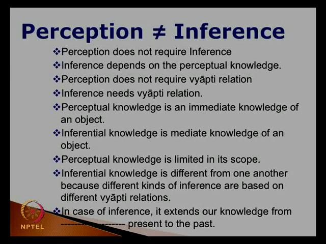 So, this is the way Naiyayikas explained an inference and how inference should be.