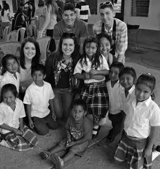 CHRISTIAN EDUCATION AA / GUATEMALAN MISSION TRIP Forty-three students recently returned from a twelve-day music mission trip to Guatemala.