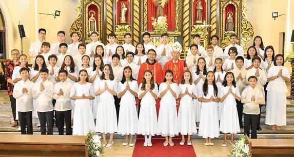 PARISH BULLETIN LEVEL 7 CCD STUDENTS BECOME SOLDIERS OF CHRIST On Saturday, 19 May, 2018, forty-six students from CCD, (Continuing Catholic Development), were bestowed the Gifts of the Holy Spirit