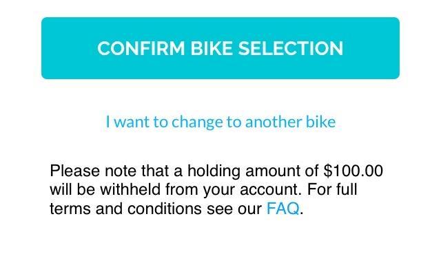 This screen provides you with your bike ID, the corresponding ID can be found on the frame of