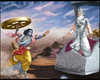 four Kumars cursed the guards of Vaikunth, Lord Shiva burnt Kamdev to ashes, Lord Krishna ran towards grandsire Bheeshm to kill him.
