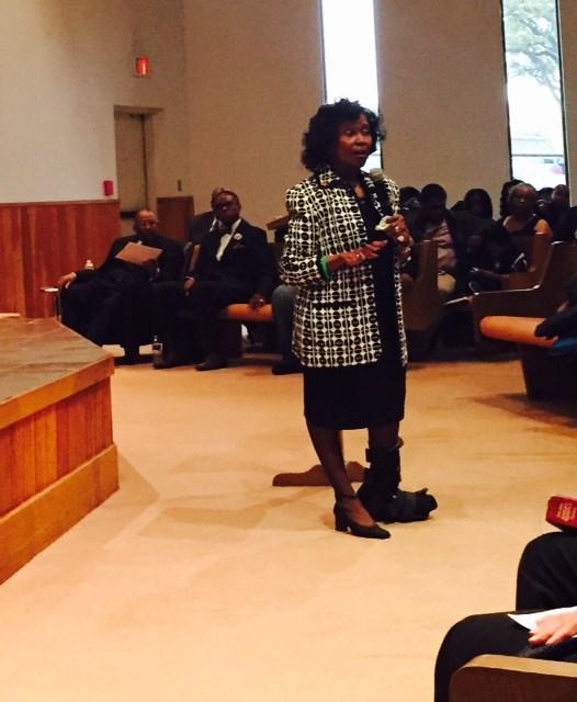 Donor Sabbath Soror Verna Mitchell shares her transplant experience at Saintsville Cathedral, and encourages the congregation to become organ donors.