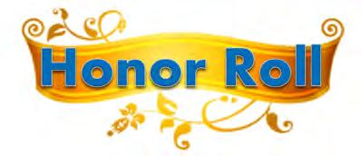 March 8th, 15th and 22nd. Please join us! High School Honor Rolls We have been advised by the following young parishioners have achieved Honor Roll status during the past marking period:.