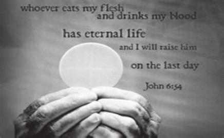 From the Pastor s desk.. Feast of the Body and Blood Of Christ As early as the second century we have the witness of St. Justin Martyr for the basic lines of the order of the Eucharistic celebration.