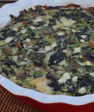 The Recipe Box Swiss Chard (or Spinach) Pie By Irene Crampton This is a lovely dish to serve for a lunch or light dinner.