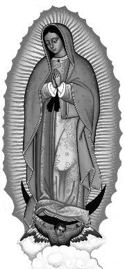 27. OUR LADY OF GUADALUPE (December 12) MEDITATION A CCORDING to tradition the Blessed Virgin appeared to a fifty-five-year-old Aztec Indian Juan Diego, who was hurrying to Mass in Mexico City, on
