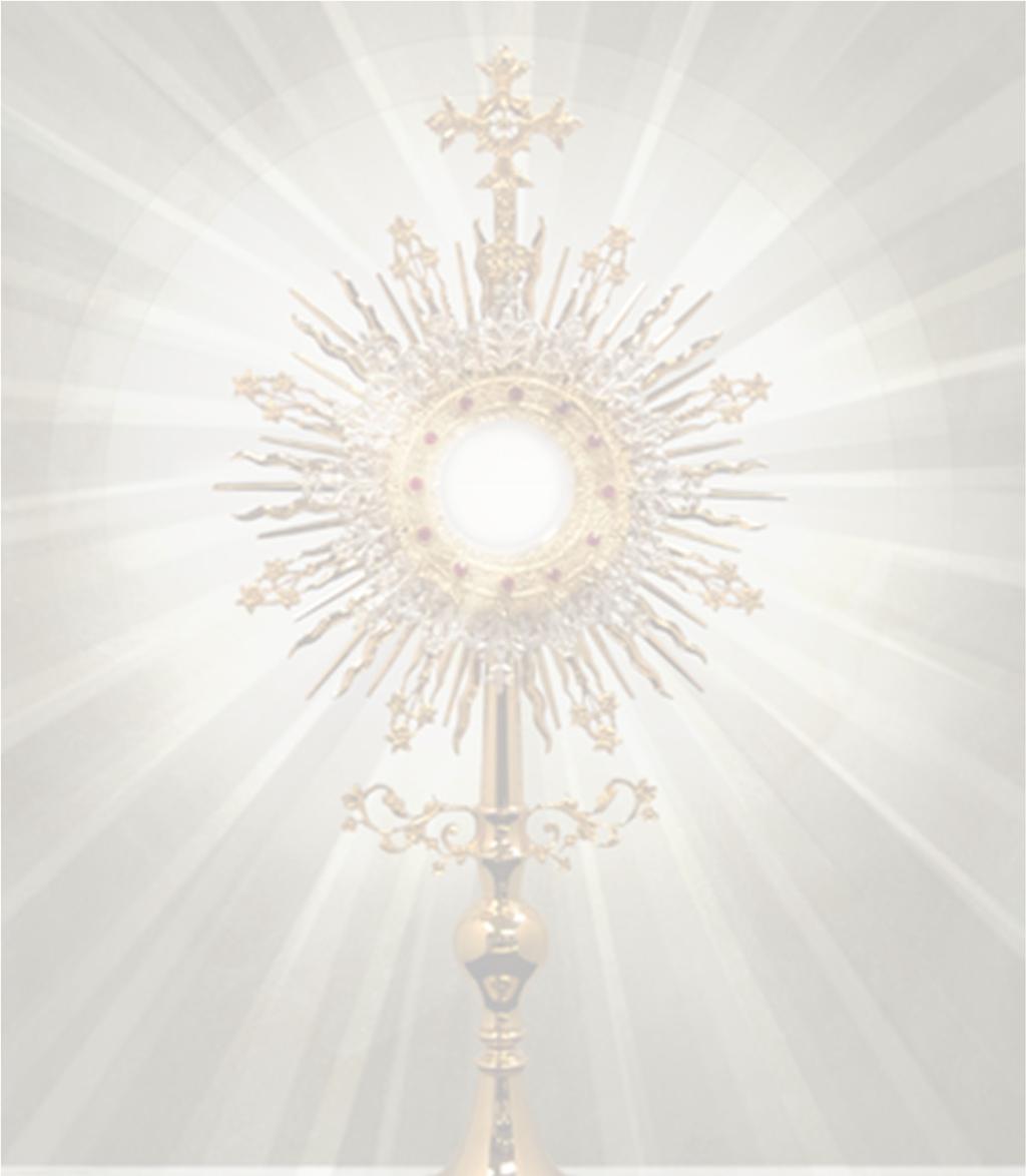 Twelve Biblical Reasons For Wanting To Spend One Hour With Jesus In The Blessed Sacrament 1. He is really there! "I myself am the living bread come down from heaven." (Jn 6:35) 2.