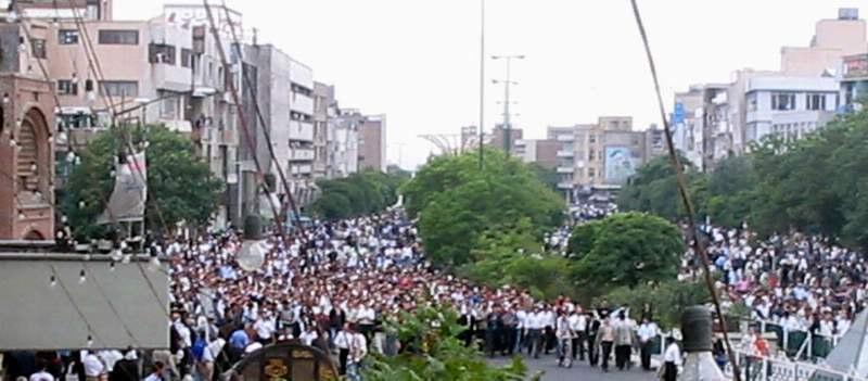 The May 22 nd demonstration was a continuation of protests by Azeri students in Tabriz, Urmia, Ardebil, Tehran and Zanjan.