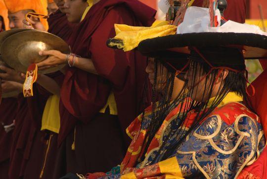 Rinpoche (left) and Lhunpo