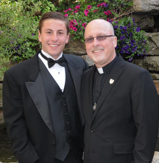 The dinner and award is conferred annually to graduates who have distinguished themselves through exceptional achievement. For Ryan Boyle and Fr. Dan Issing, C.