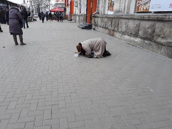 These are the beggars, which can often be found in crowded places in the city. I want to end my letter on a positive note.