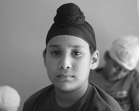 [Wikimedia Commons: Sikh boy wearing a patka in