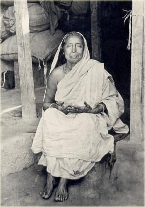 This photograph of Sarada Devi were also taken by Brahmachari