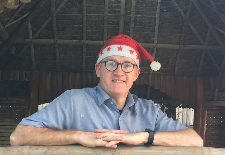 Christmas Message from Fr. James McTavish It s Christmas time again! That time when we are busy, put on some unnecessary kilos and discover once again that Christmas is more fun in the Philippines!