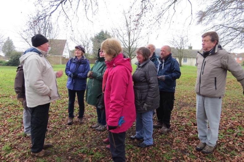 The talk was well attended and enjoyed by all. The Thursday dowsers started the season off on the 15 th January when we continued researching an unknown Roman road from Bursledon Road to Hamble.