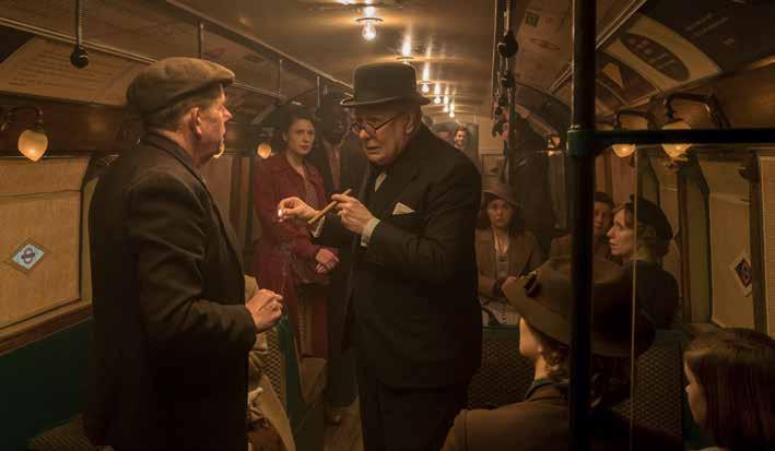 Discuss Talk about some of the themes and ideas in the film with your group. 1. Darkest Hour takes us behind the scenes of Winston Churchill s first weeks as Prime Minister.