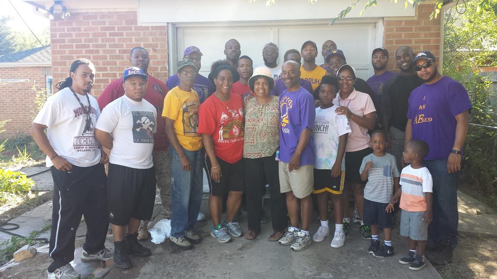 Paint-A-Thon On Saturday August 13th, the brothers of Chi Phi chapter,
