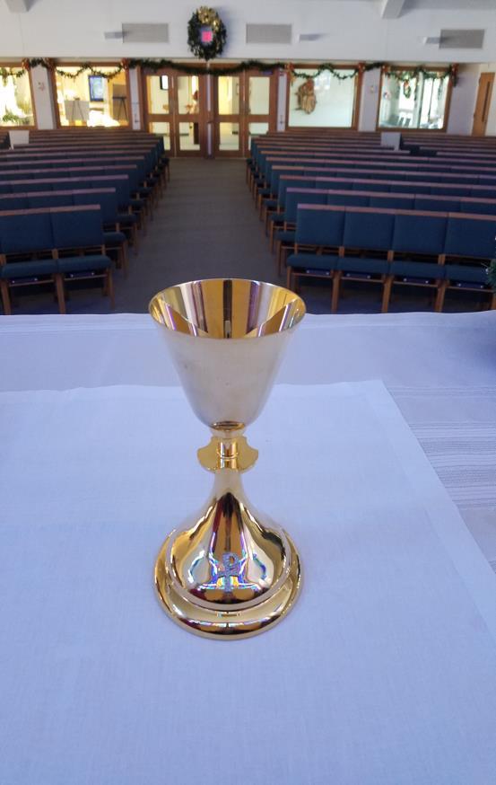 Chalice (CHAL-is) It holds