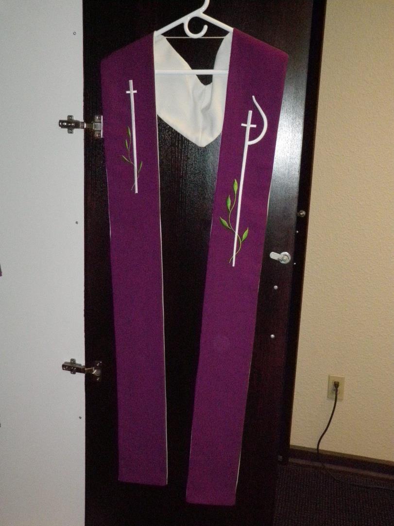 Priest Stole A long cloth scarf in liturgical