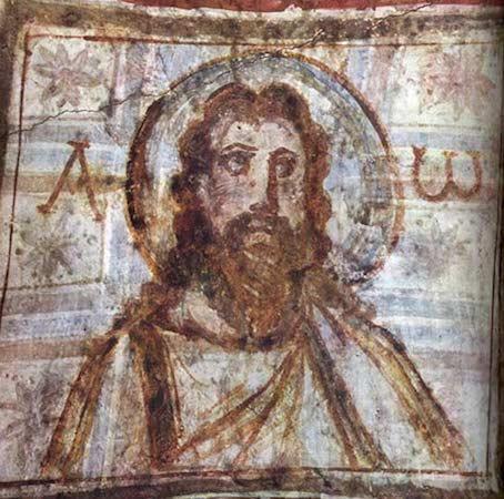 Christ Pantocrator (The Ruler of the Universe), Catacombs of Commodilla, 4th century Some historians believe that by prohibiting icons, the Emperor sought to integrate Muslim and Jewish populations.
